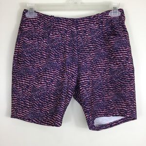 Page & Tuttle Shorts Women’s Size 2 Multicolor Stretch Bermuda Golf Tennis
